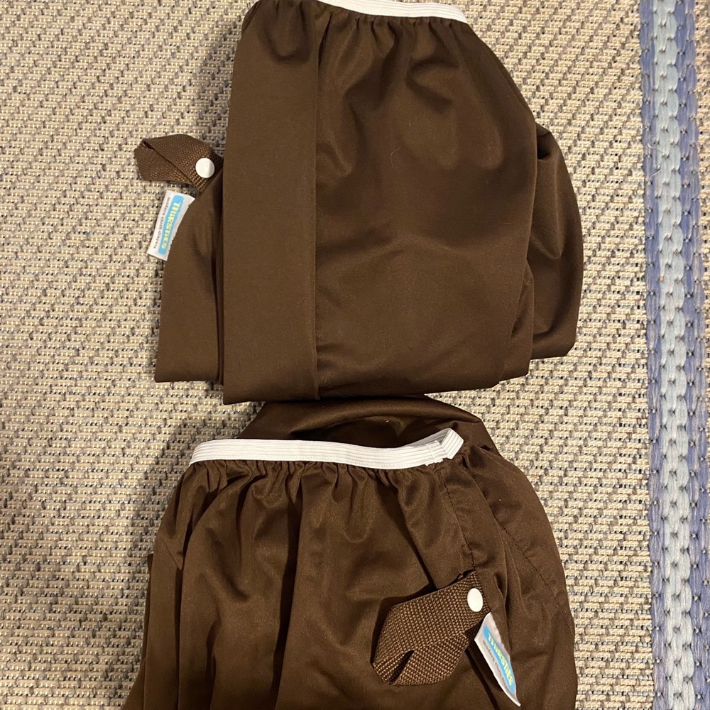Thirsties Pail Liner Bag - Chocolate Brown x 2
